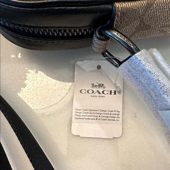 NWT Limited Edition Coach Keith Haring Brown and Black Crossbody Bag - Picture 5 of 12